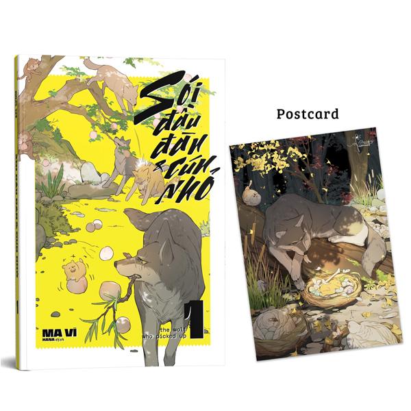 Sói Đầu Đàn Và Cún Nhỏ - Tập 1 - Tặng Kèm Postcard