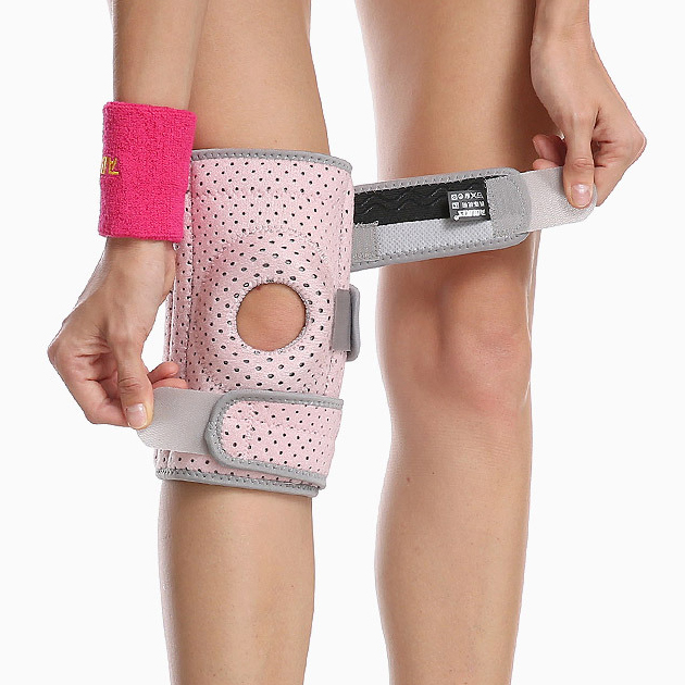 Bộ 2 bó gối chạy bộ AOLIKES A-7912B-2 Four spring sport knee support