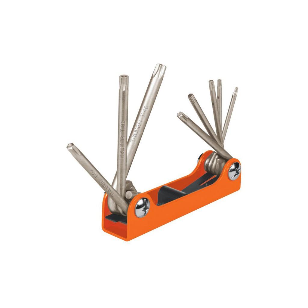 Bộ chìa lục giác sao 8 trong 1 Truper TORX-8