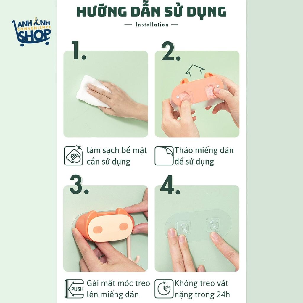 Móc Treo Chổi Lau Hình Thú Kèm Móc Treo Đa Năng