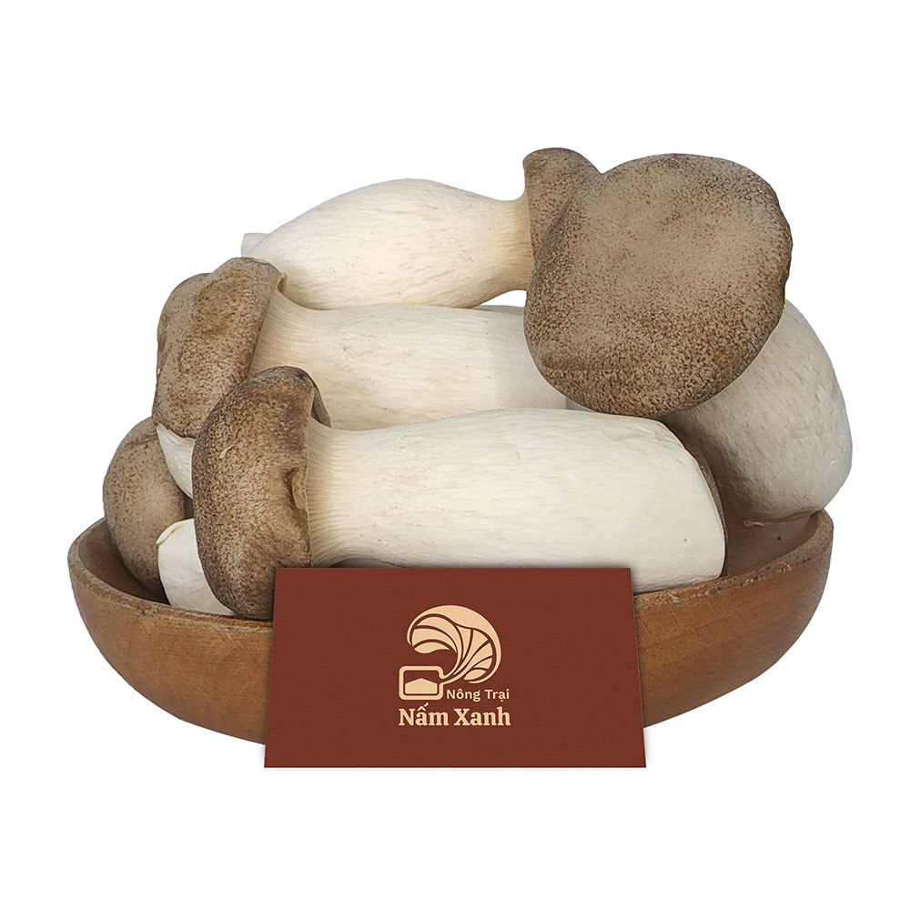 Nấm Đùi Gà Tươi 1kg - Nông Trại Nấm Xanh