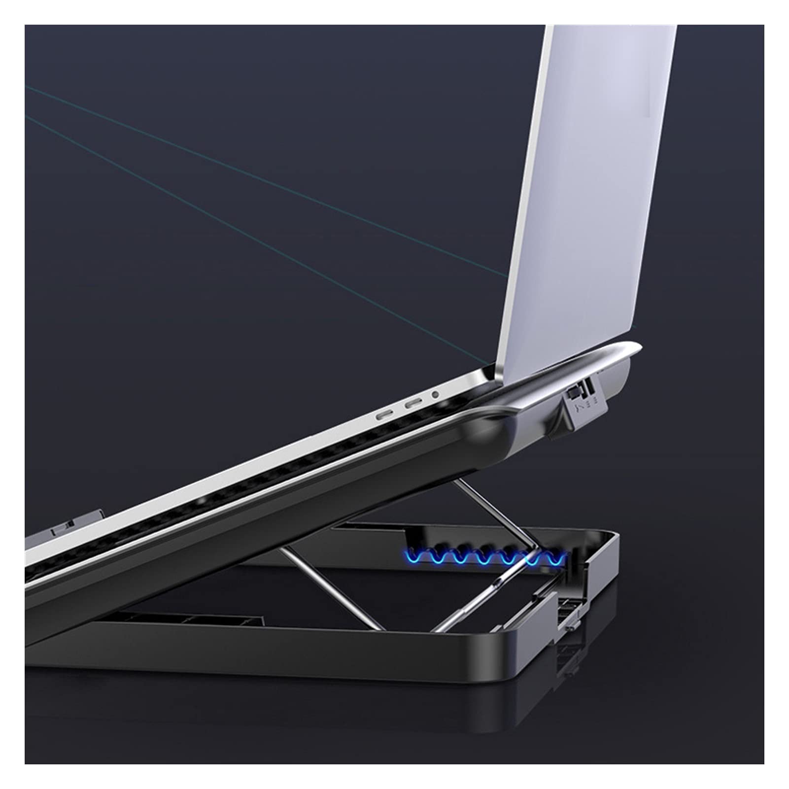 Đế Quạt Tản Nhiệt Siêu Mát Cho Laptop ICE COOREL Aluminum Nhôm Khối cao cấp