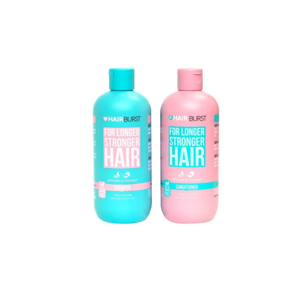 Cặp dầu gội xả Hairburst For Longer Stronger Hair Shampoo and Conditioner 350ml x2 (Bill Anh)