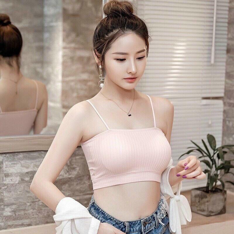 Áo Bra tăm 2 dây siêu xinh
