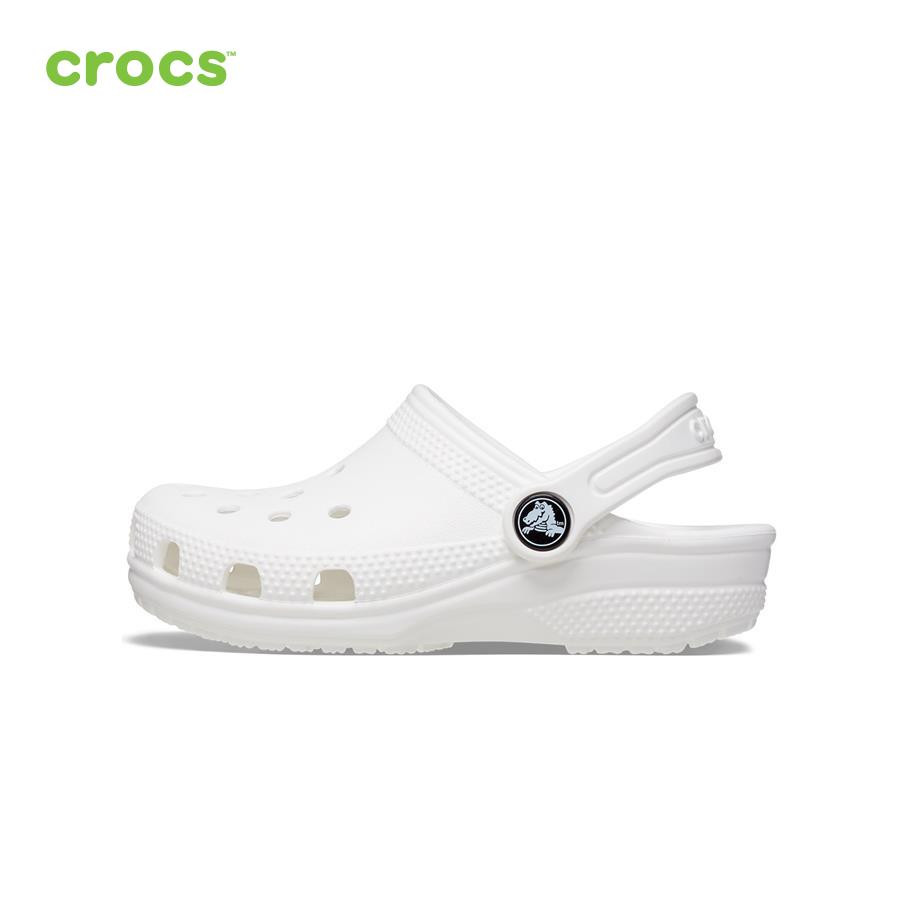 Giày lười trẻ em Crocs FW Classic Clog Toddler White - 206990-100