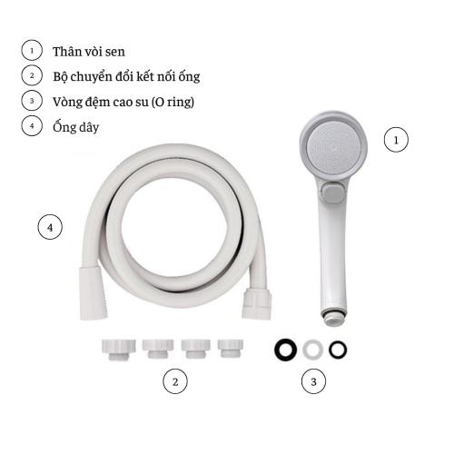 Vòi sen tắm WS có nút dừng Takagi JSB121AS hàng chính hãng