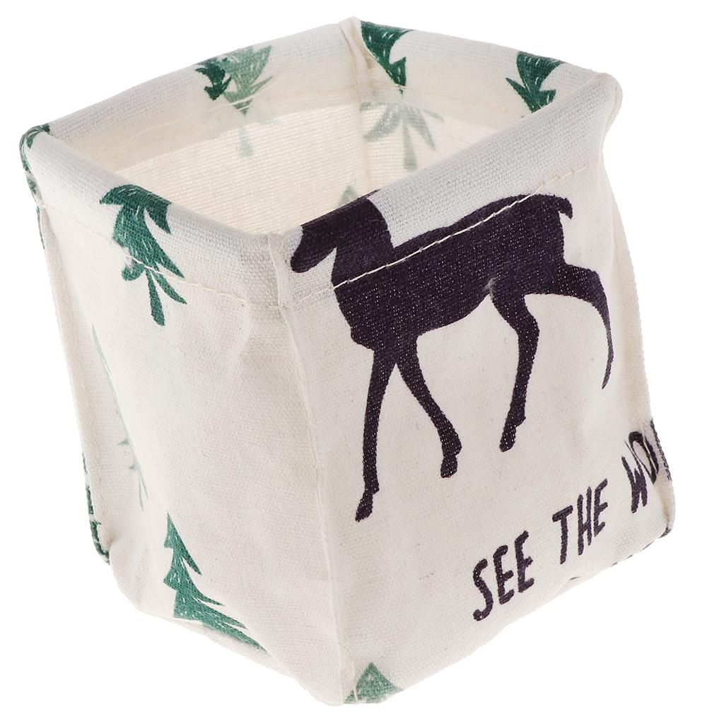 Foldable Desktop Organizer Cabinet Toys Snacks Storage Container Basket