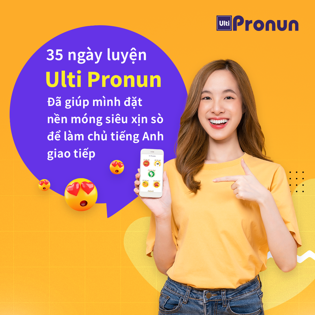 Luyện phát âm tiếng Anh ULTI PRONUN chuẩn giọng Anh-Mỹ chỉ trong 35 ngày