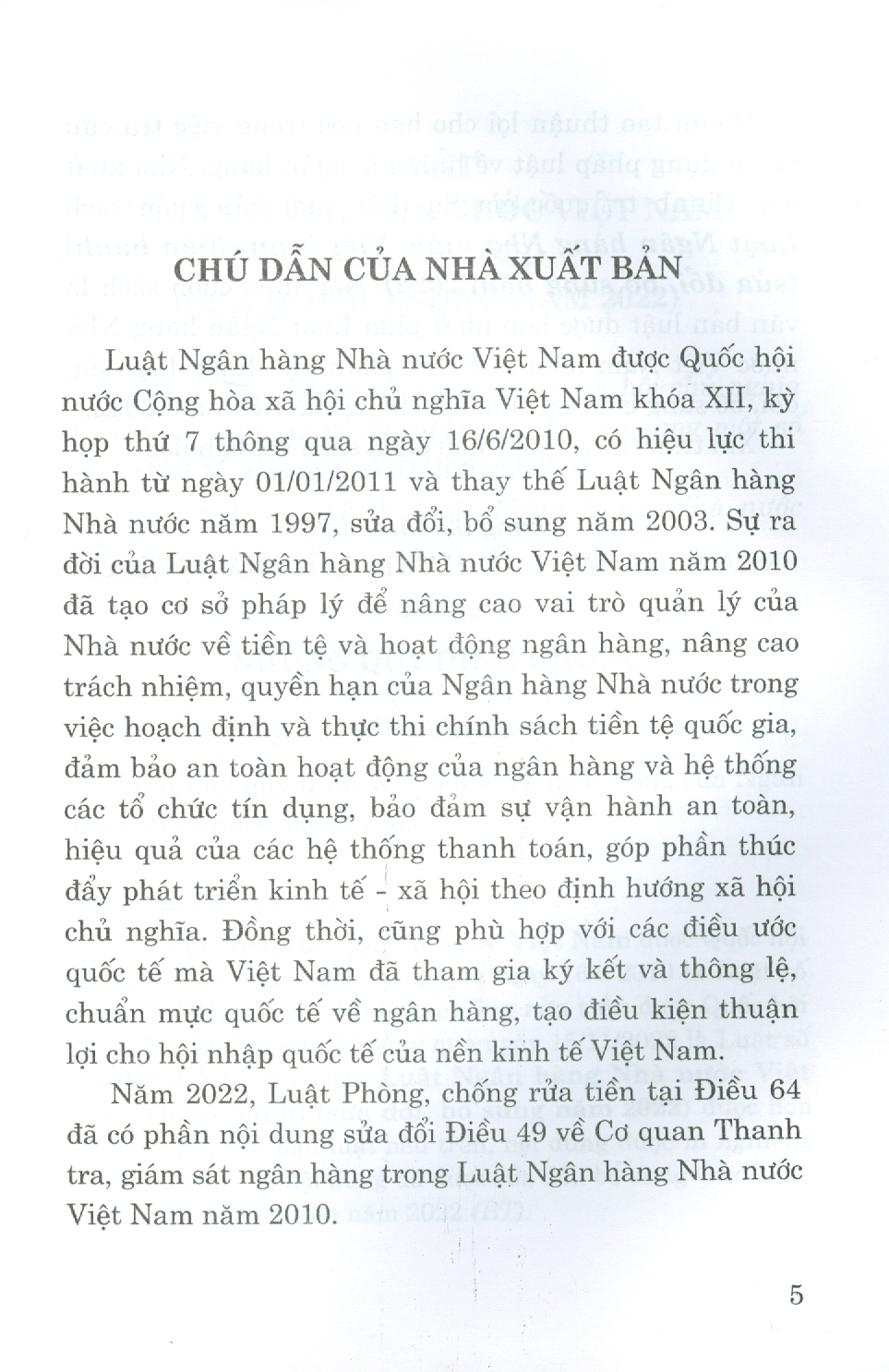 Luật Ngân Hàng Nhà Nước Việt Nam