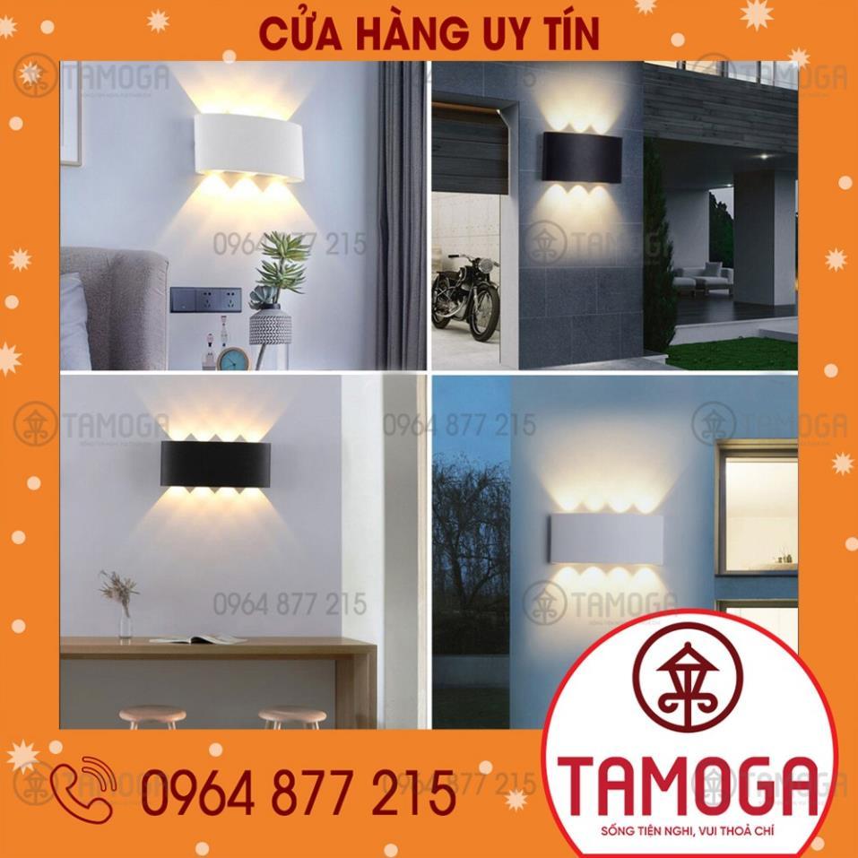 Đèn ốp tường ngoài trời hình bán nguyệt