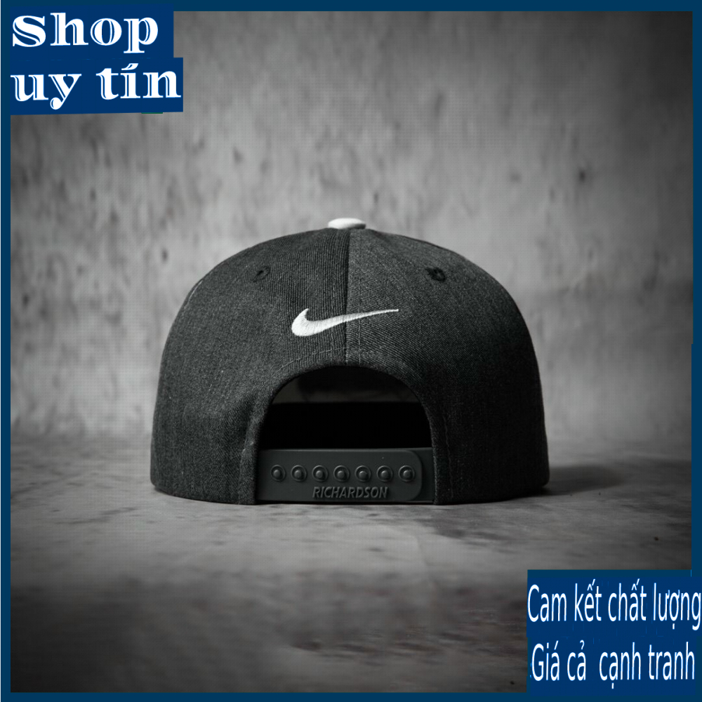 [ Miễn ship / giảm giá ] MŨ NÓN KẾT LƯỠI TRAI NAM NỮ SNAPBACK VÀNH PHẲNG JUST DO IT CÁ TÍNH - trắng đen
