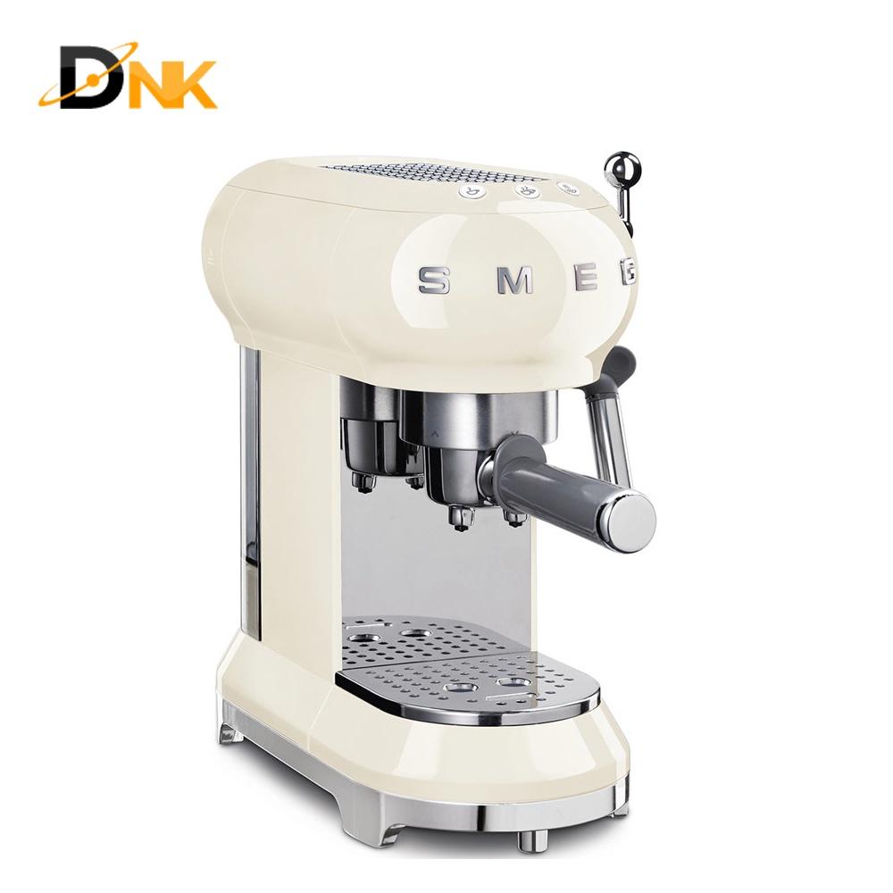 Máy Pha Cà Phê Espresso Smeg ECF01CREU Cream, Thermoblock, 15 Bar - CAM KẾT HÀNG NHẬP KHẨU ĐƯC BỞI DNK