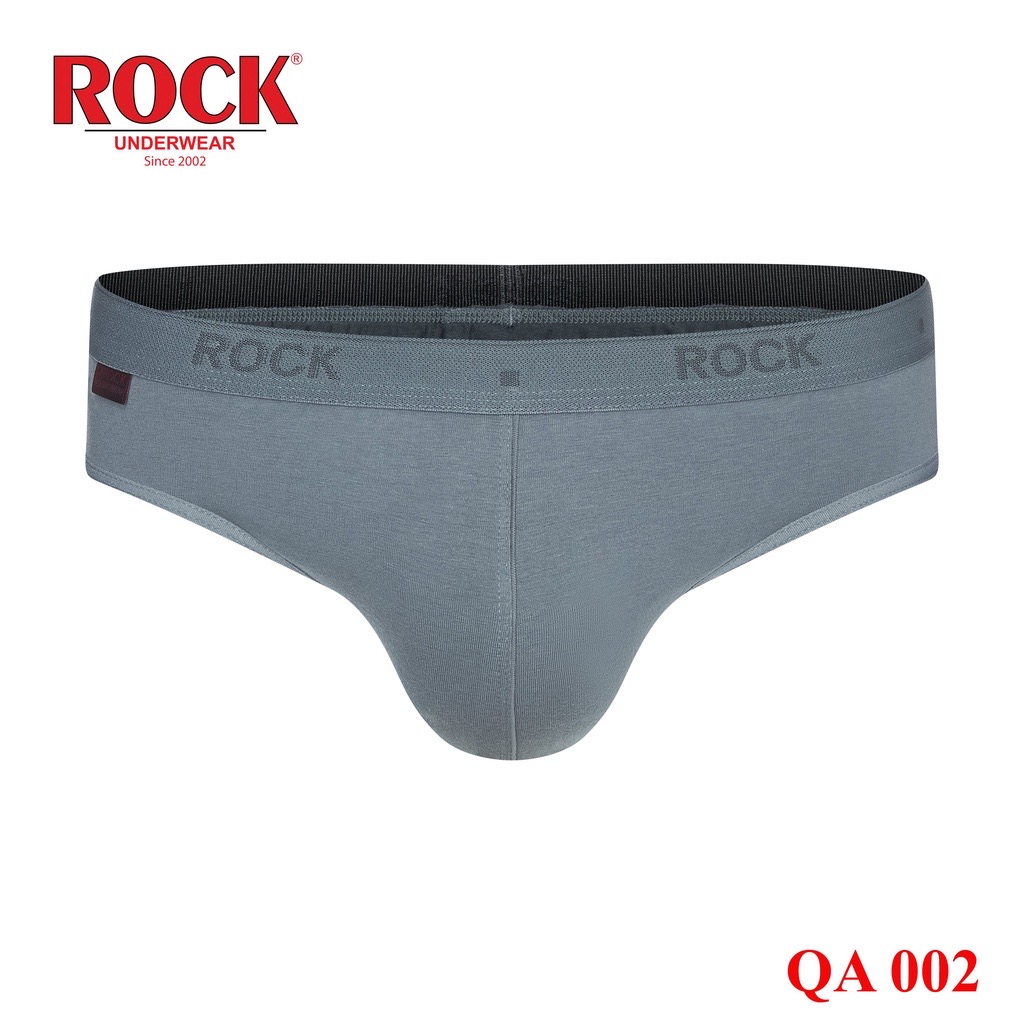 Quần lót nam cao cấp ROCK mềm mại QA 1002,lưng thun to bản in logo thương hiệu ROCK nổi bật