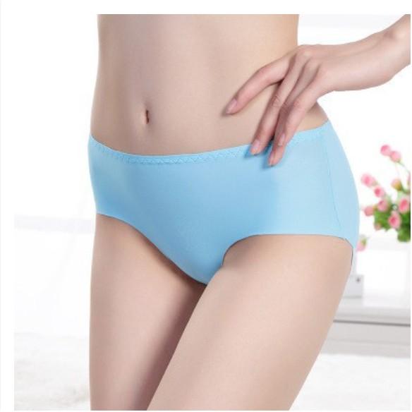 Quần lót nữ ️️ Quần lót thun lạnh đúc su siêu nhẹ cạp viền