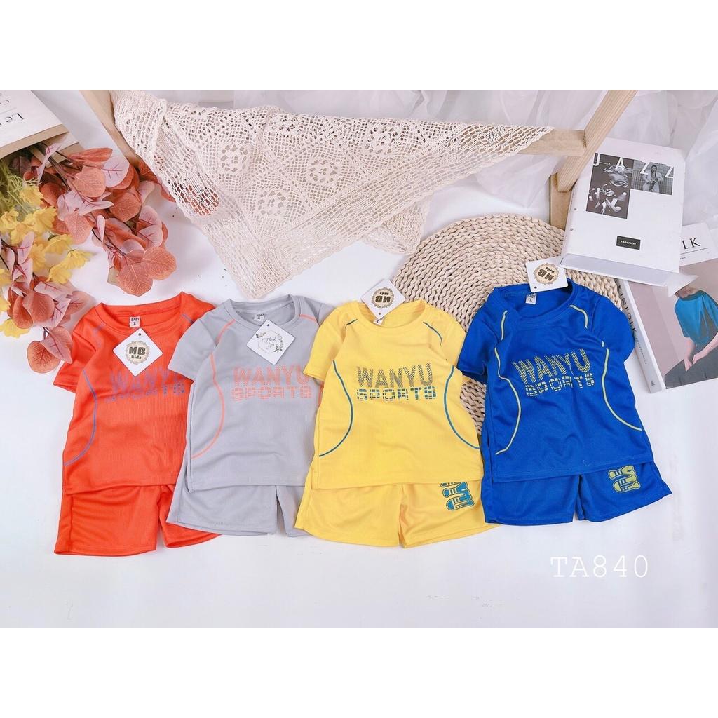 BỘ CỘC TAY THỂ THAO BÉ TRAI TỪ 8-18KG