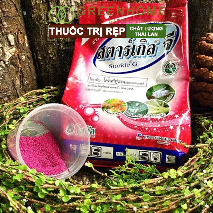 Thuốc tím trị rệp, Starkle-G, bao 50gr, lưu dẫn, an toàn, hiệu quả, dùng cho sen đá, xương rồng |Greenhome