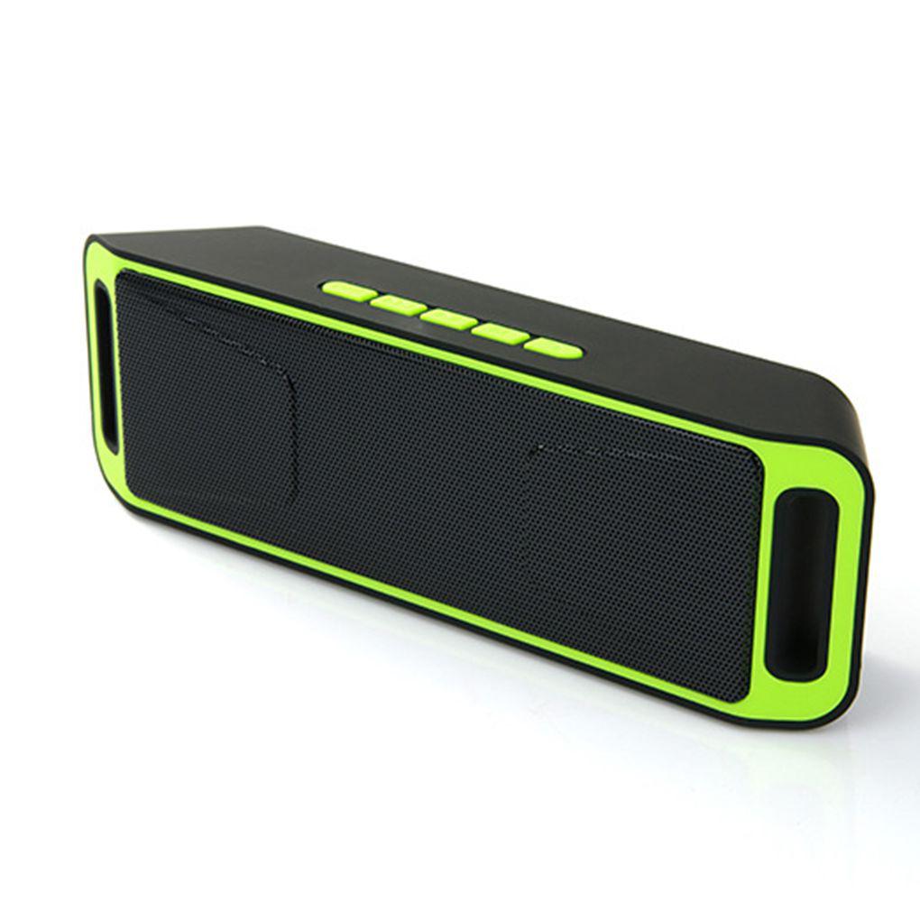 Wireless Bluetooth 4.0 Dual Horn Bass Loa âm thanh âm thanh ngoài trời Hỗ trợ Aux USB TF Thẻ Color: black