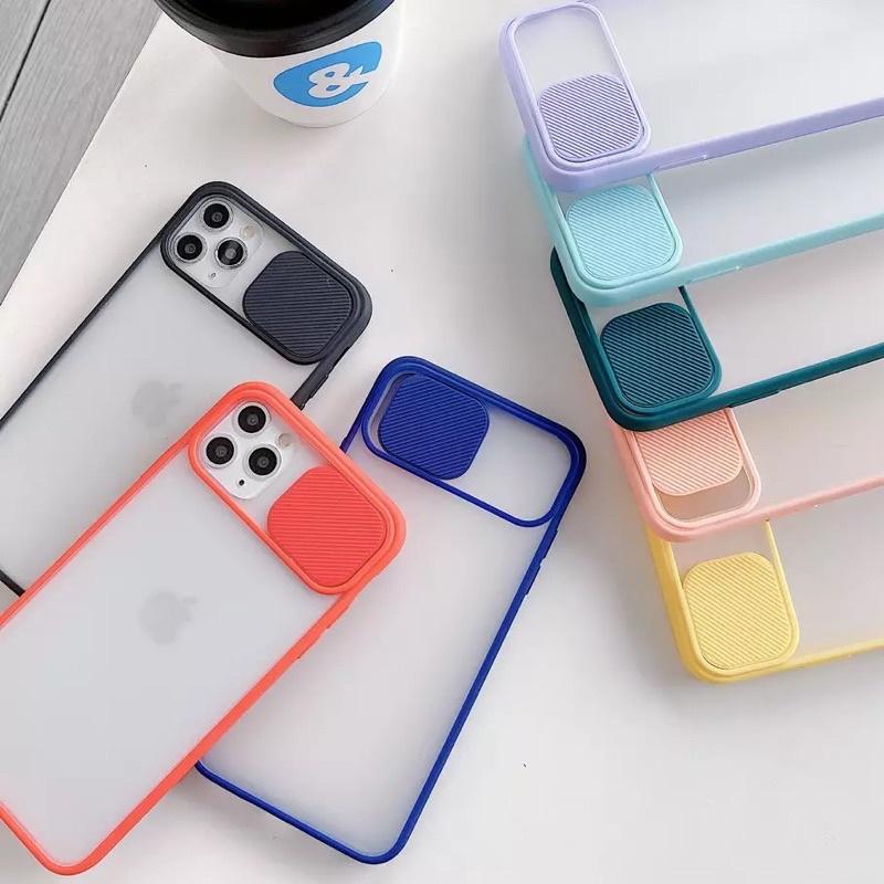 Ốp lưng dành cho iPhone 13 Pro Max , iPhone 12/12 Pro/12 Pro Max, 6s/7/8/SE2 có màn và nắp bảo vệ camera