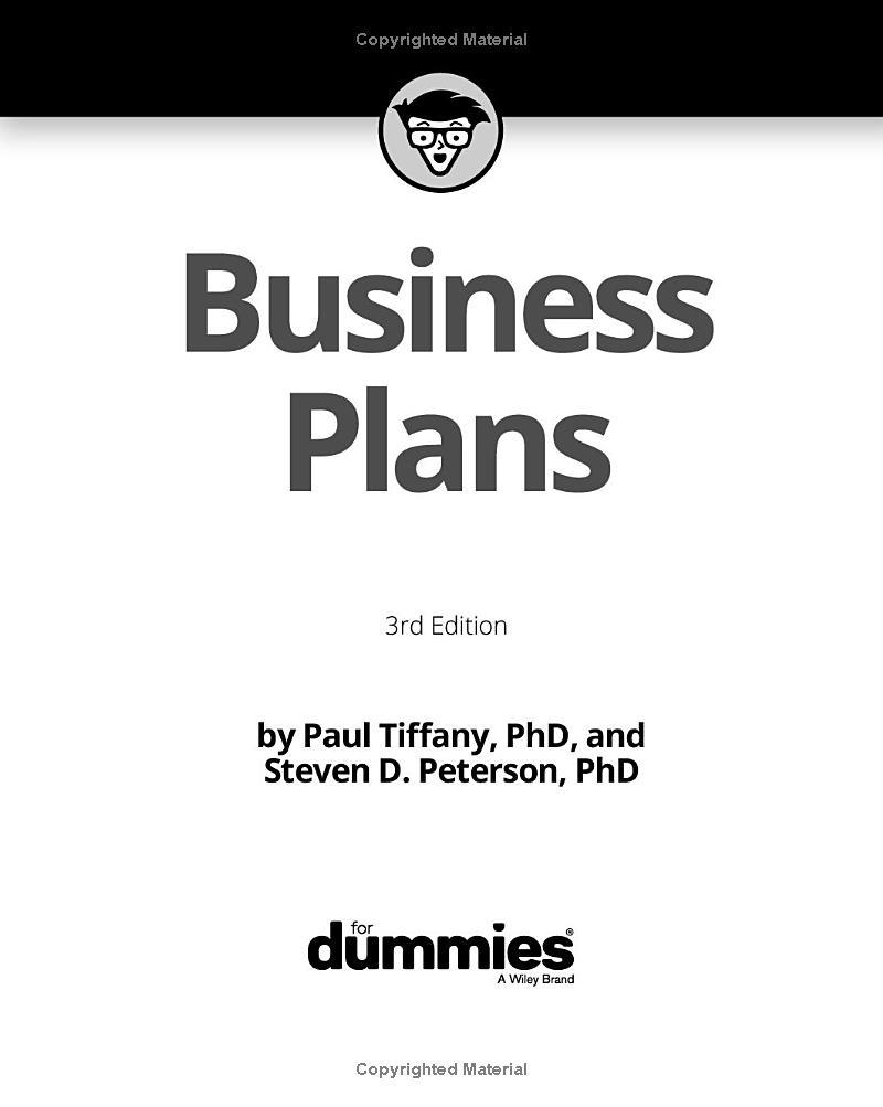 Sách ngoại văn: Business Plans For Dummies 3rd Edition