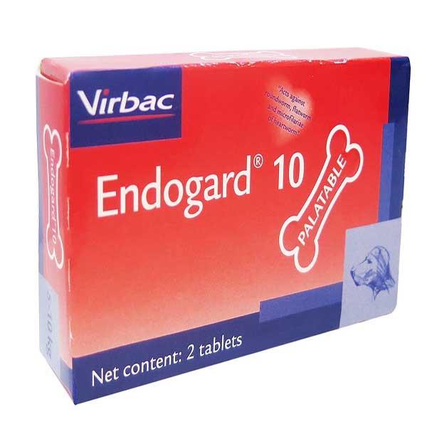Endogard 10 hỗ trợ giun cho chó 1 viên