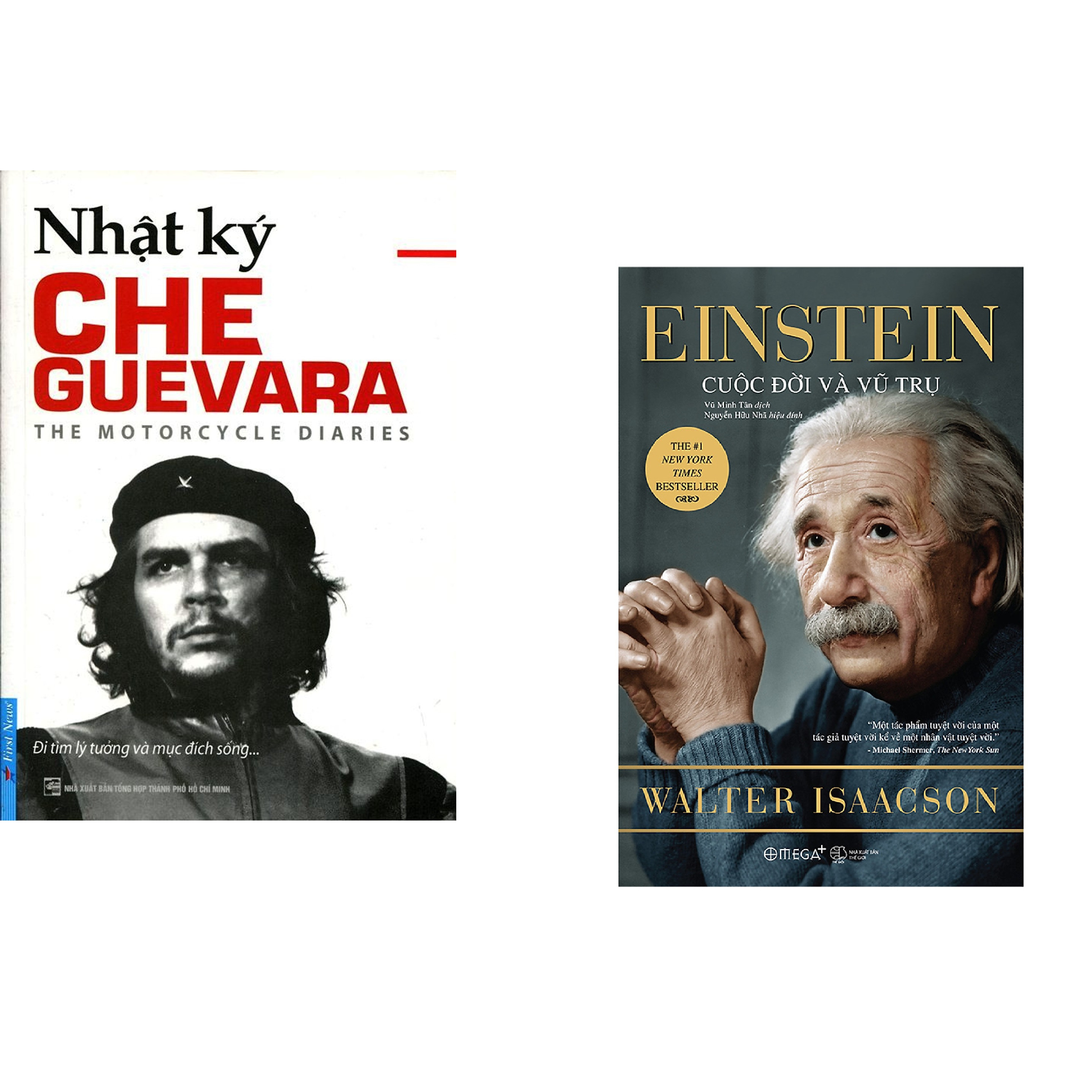 Combo 2 cuốn sách: Che Guevara - Nhật Ký Hành Trình Xuyên Châu Mỹ La Tinh + Einstein Cuộc Đời Và Vũ Trụ