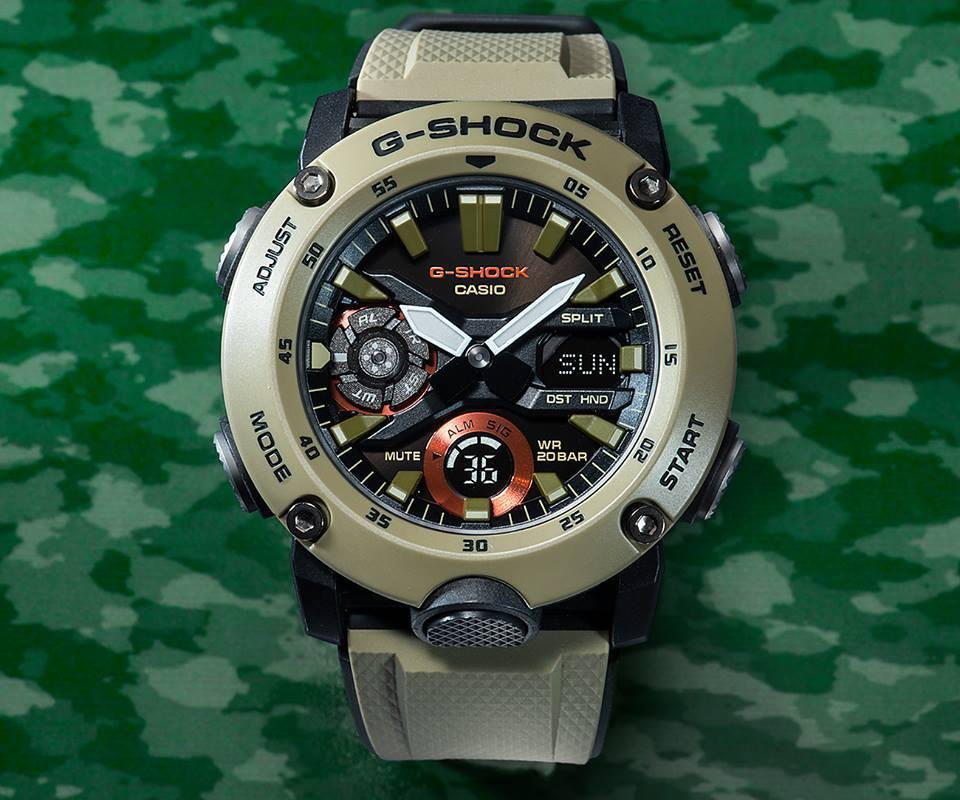 Đồng hồ nam Casio dây nhựa G-SHOCK GA-2000-5A