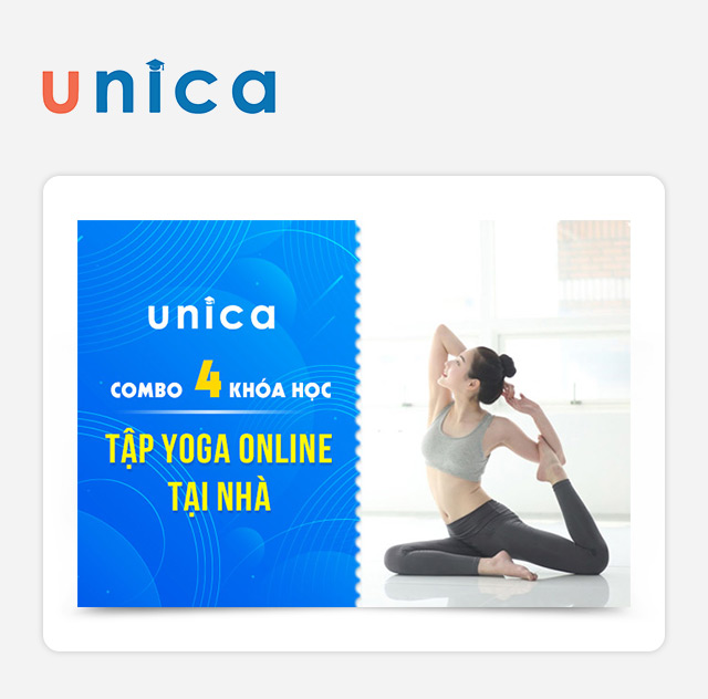 Unica - Combo 4 Khóa Học Tập Yoga Online Tại Nhà