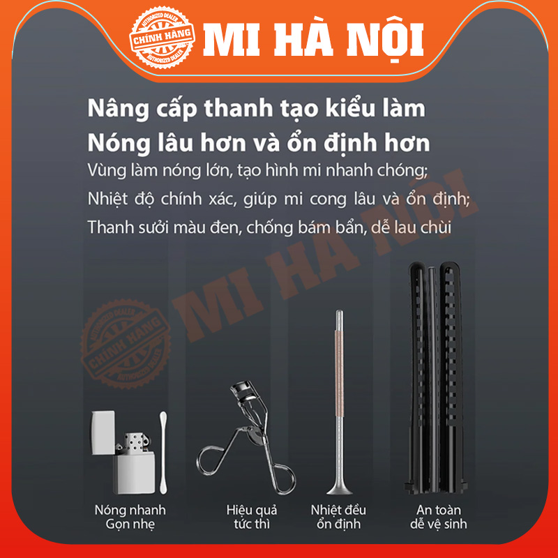 Máy uốn mi nhiệt, làm cong mi Xiami InFace ZH-02D- bản quốc tế-hàng chính hãng