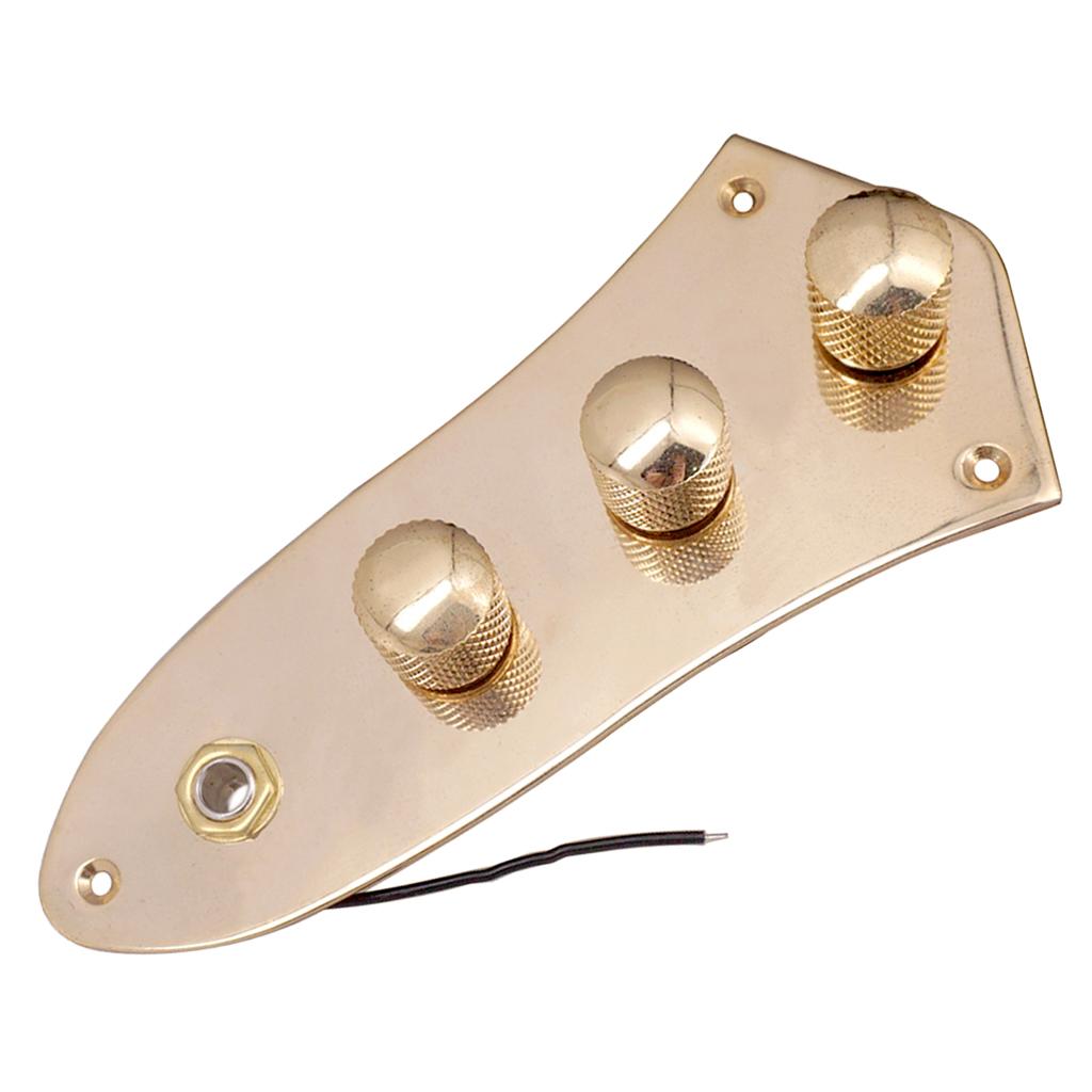 Bass Metal Wired 3 Band Control Circuit Board Plate for JB Jazz Bass Parts