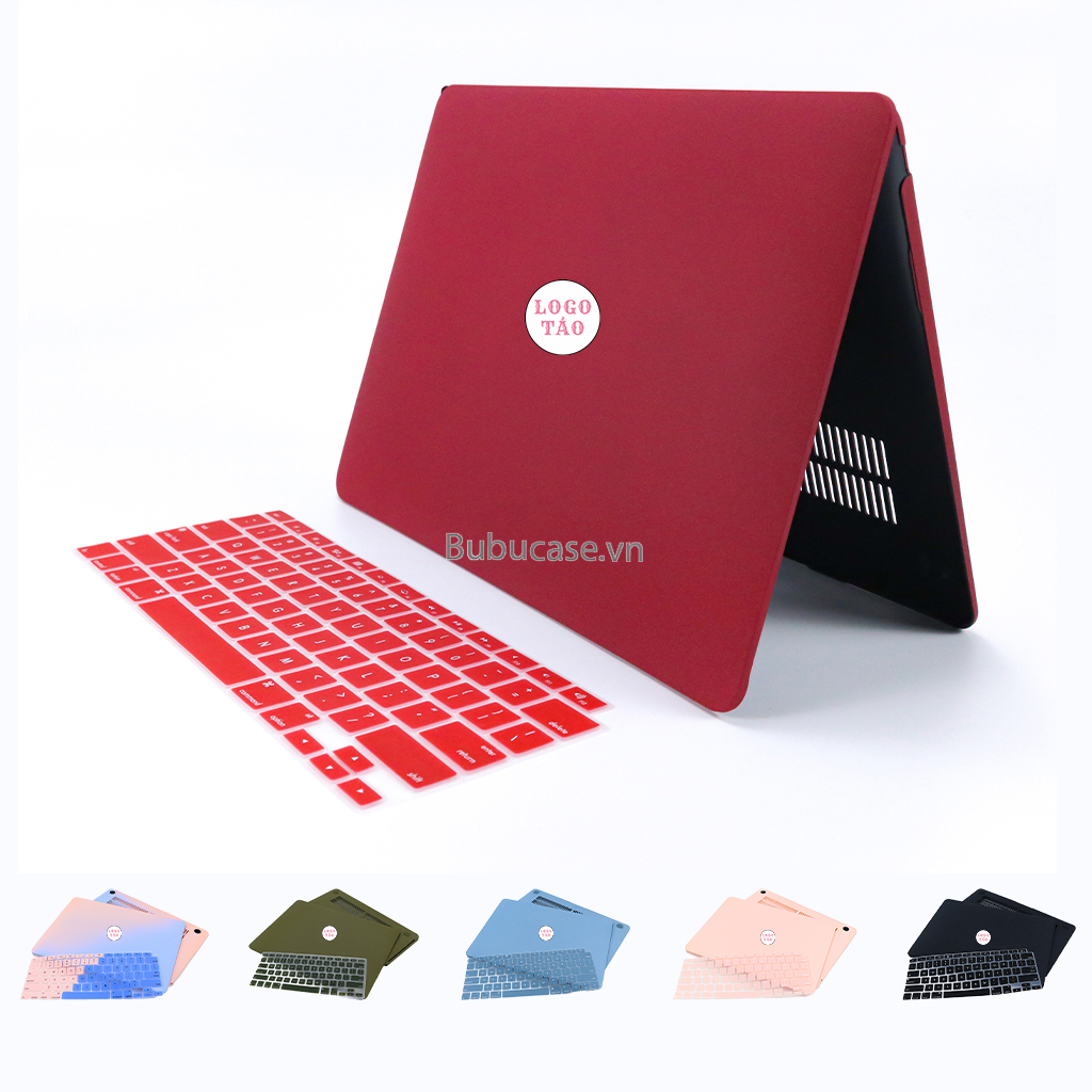 Ốp dành cho Macbook - Case For Macbook Nhựa Dẻo Màu Pastel Thanh Lịch - Loại Hở Táo - Combo 2 in 1 Tặng Kèm Phủ Phím Cùng Màu - Full Dòng Máy