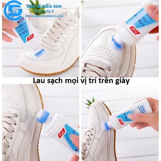 Chai chà Giày PLAC đa năng nước tẩy trắng giày Thần thánh dễ sử dụng 100ml GD265-NLGIAY