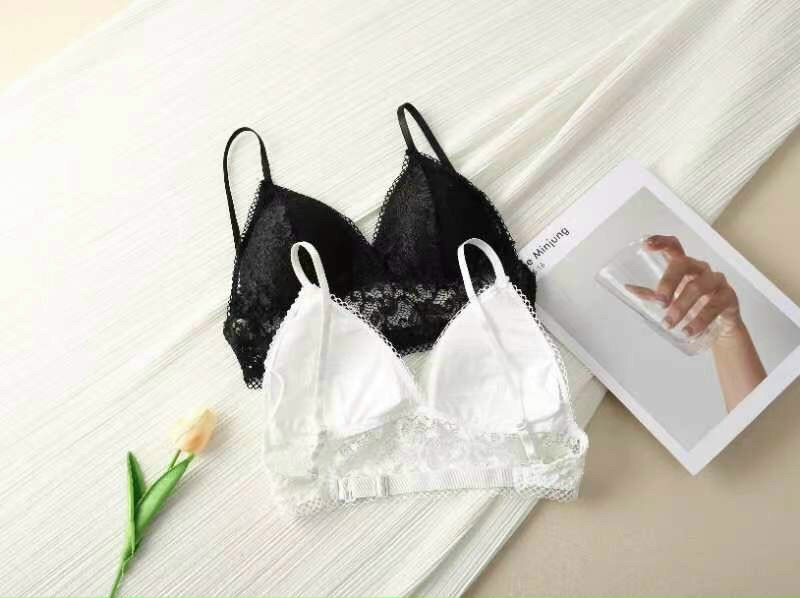 Bra ren hoa mềm không gọng mút mỏng kiểu dáng sexy SA7383