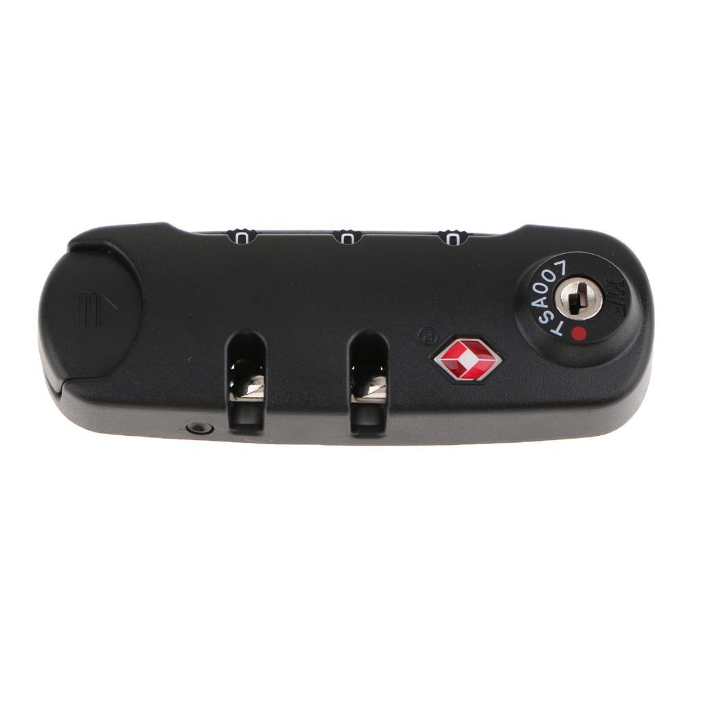 2X 007 Secure Luggage Digit Combination Lock Suitcase Bag Code Lock Padlock