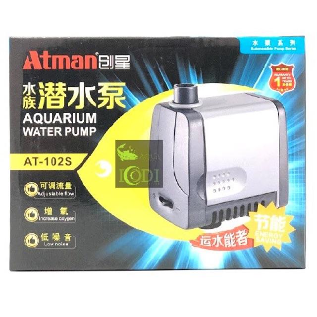 Máy bơm nước Atman AT-102S 6W cao cấp cho hồ cá - HÀNG CÔNG TY