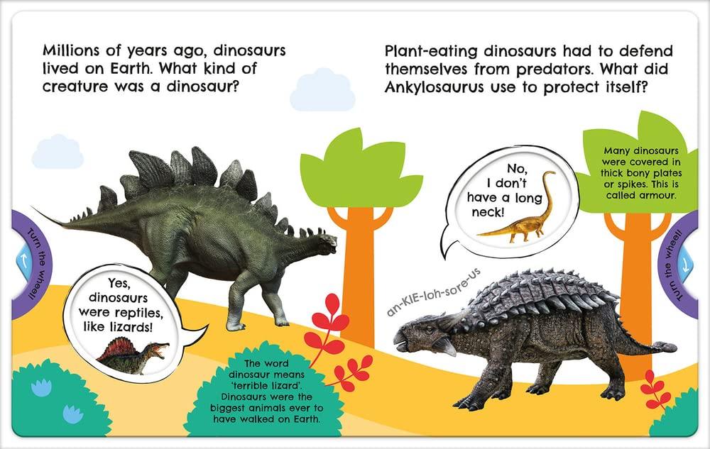 First Facts Dinosaurs (Turn-the-Wheel Books)