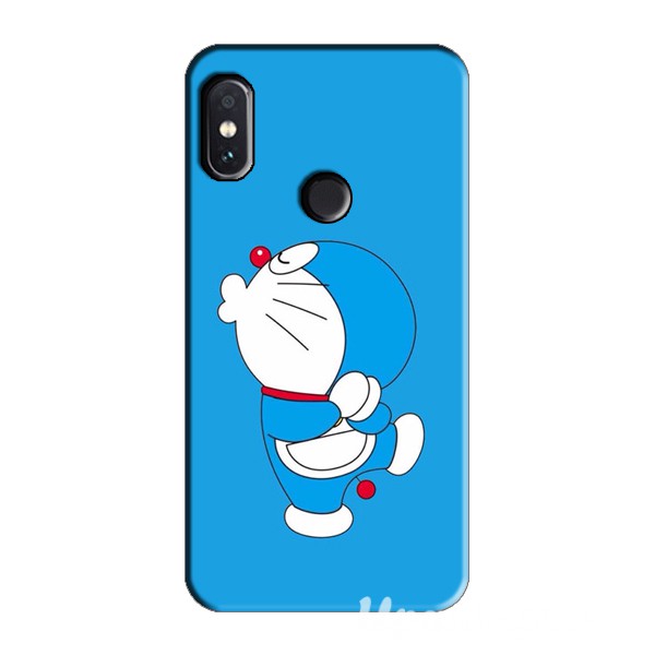 Ốp Lưng Dẻo Viền Đen In Hình Doremon Dành Cho Xiaomi Redmi Note 6