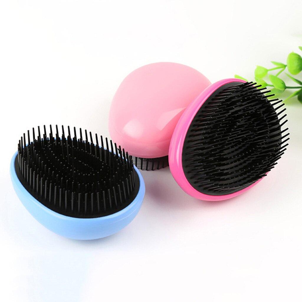 Portable Plastic Comb Scalp Massage Shower Brush Magic Hair Brush Round Use For Hair Salon,Hair Style, Shower,Shampoo