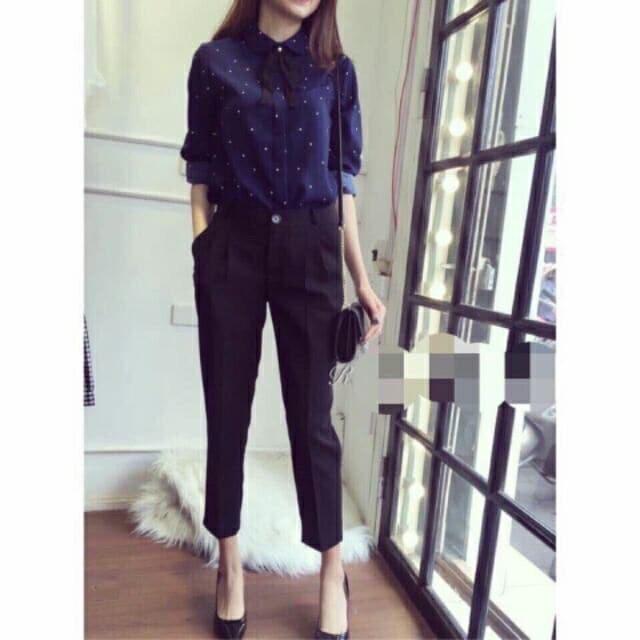 QUẦN BAGGY TÂY KIỂU HIỆN ĐẠI CHẤT TUYẾT MƯA ĐỨNG FROM THỜI TRANG QUẦN BAGGY TÂY GẤU BẰNG 832