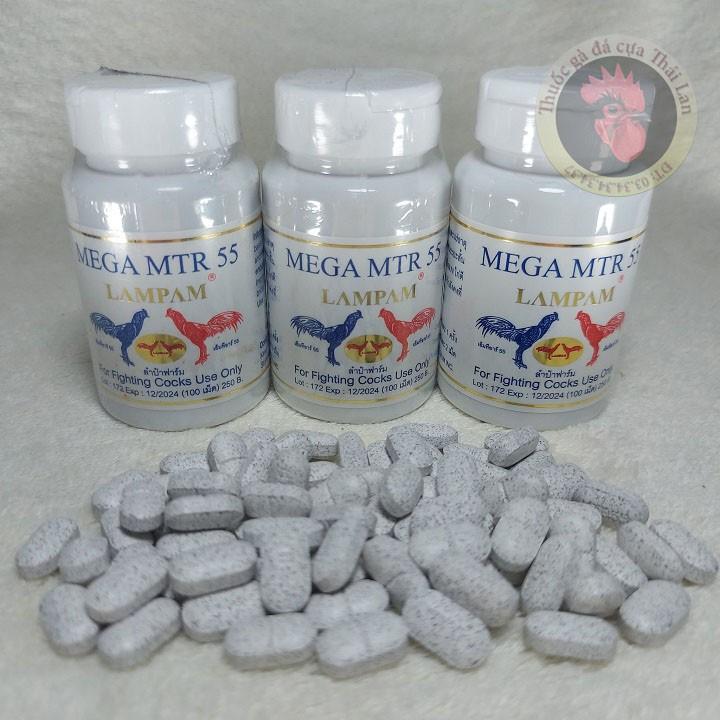 MEGA MTR 55 - thuốc nuôi gà cao cấp lampam - 1 hủ / 100 viên