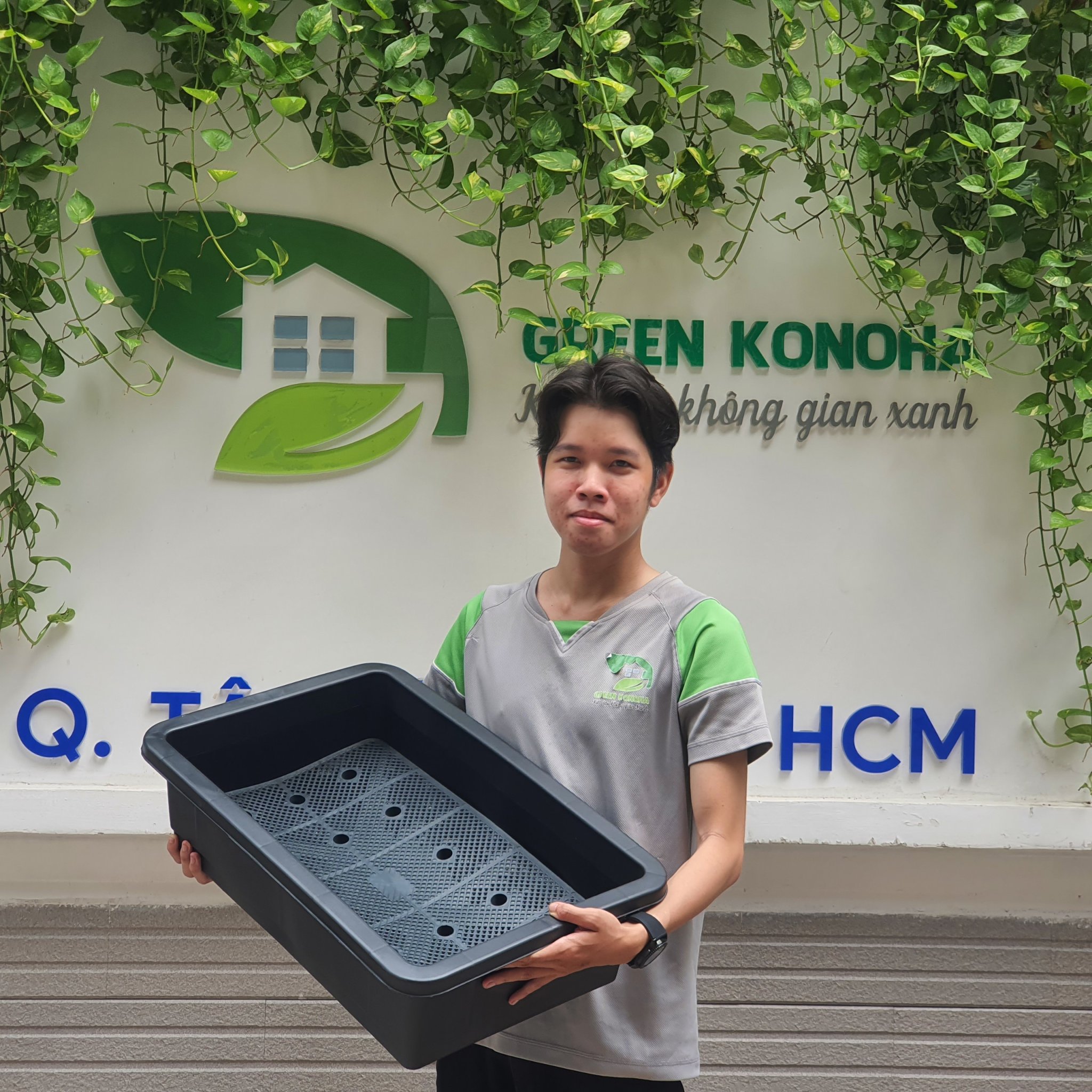 COMBO 5 chậu trồng rau đa năng GREEN KONOHA