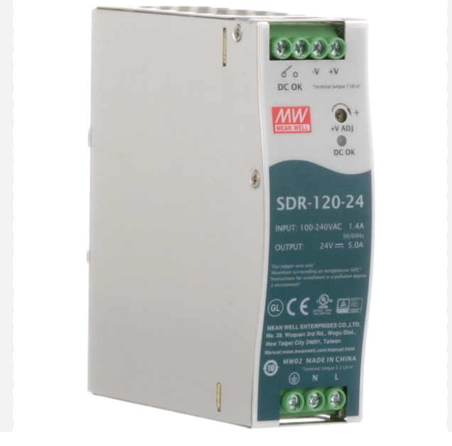 Nguồn Meanwell SDR-120-24 Hàng nhập khẩu