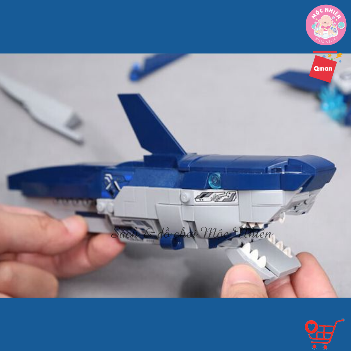 Đồ chơi lắp ráp xếp hình Qman 42113 - Bảo vệ biển sâu (237 mảnh ghép) - Dành cho bé từ 6 tuổi