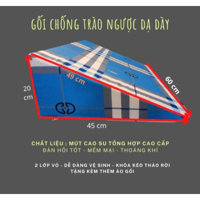 Gối Nệm Chống Trào Ngược Dạ Dày, Ợ Nóng, Về Tiêu Hóa - Giảm Đau Chân Do Suy Giãn Tĩnh Mạch
