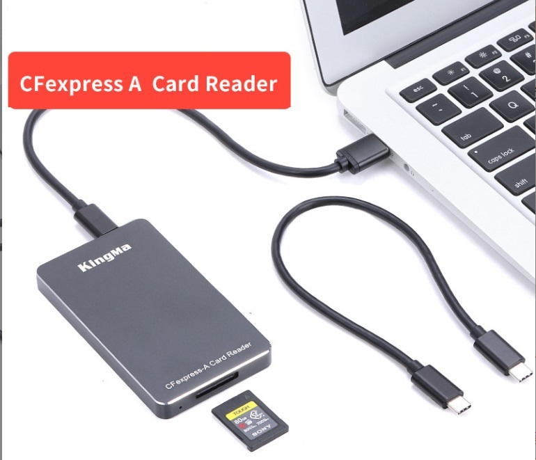 Đầu đọc thẻ Kingma CFexpress A USB 3.1 Card Reader for Sony FX6, FX3, A1 and A7R3, Hàng nhập khẩu