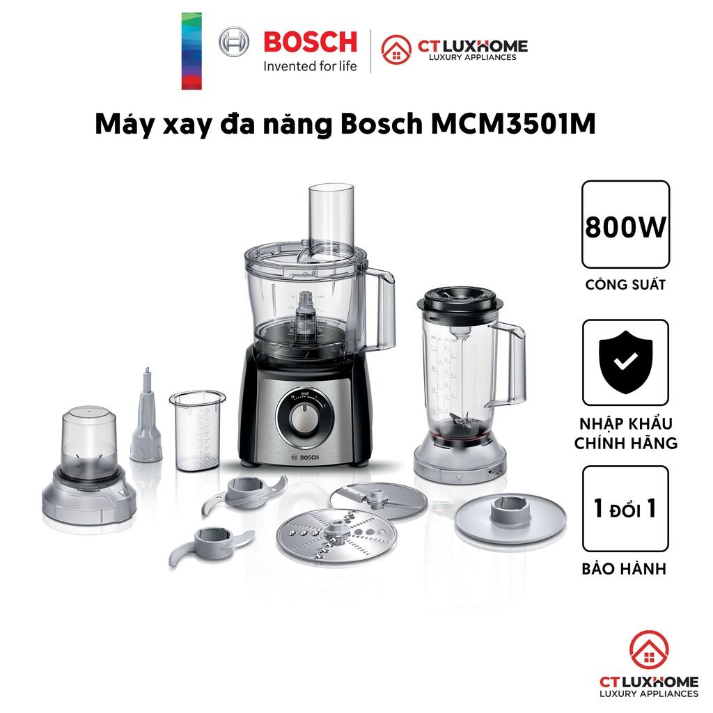 Máy xay đa năng Bosch MCM3501M 800W màu đen - Hàng chính hãng