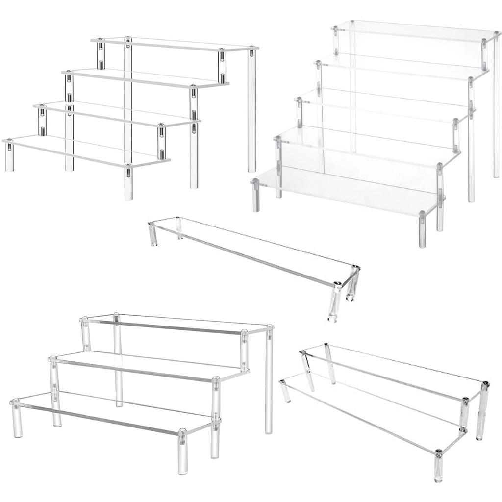 20x8x5cm,1-5 tầng,10 màu sắc, Kệ/giá đỡ Mica trưng bày Nhân Vật, Cupcake, Mỹ Phẩm, Nước Hoa, Trang Sức