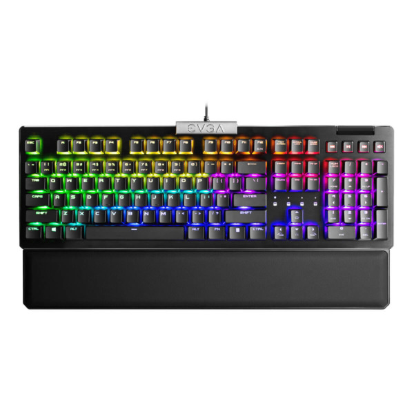 EVGA Z15 – RGB Gaming Keyboard – RGB Backlit LED – Hot Swappable Mechanical Kailh Speed Silver Switches (Linear) _ HÀNG CHÍNH HÃNG