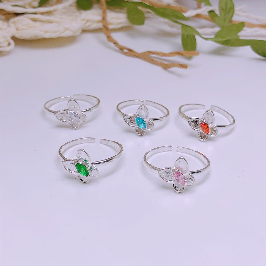 NHẪN NỮ BẠC TA - NHẪN BƯỚM FREE SIZE