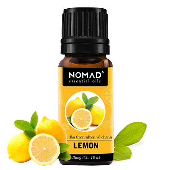 Tinh Dầu Thiên Nhiên Hương Chanh Tươi Nomad Essential Oils Lemon 10ml