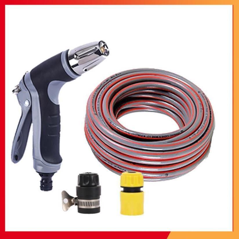 Bộ dây và vòi xịt tăng áp rửa xe tưới cây 3-5M 206817